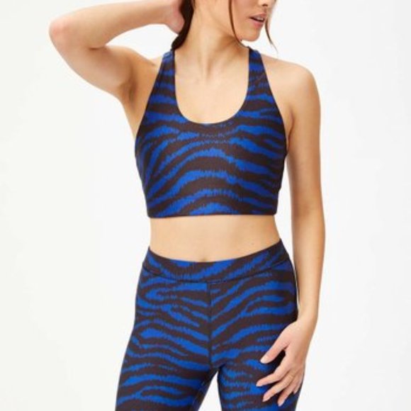 Terez Blue and Black Sports Bra - Picture 2 of 7